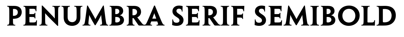 Penumbra Serif SemiBold
